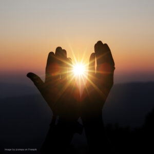 Hands Holding Sun